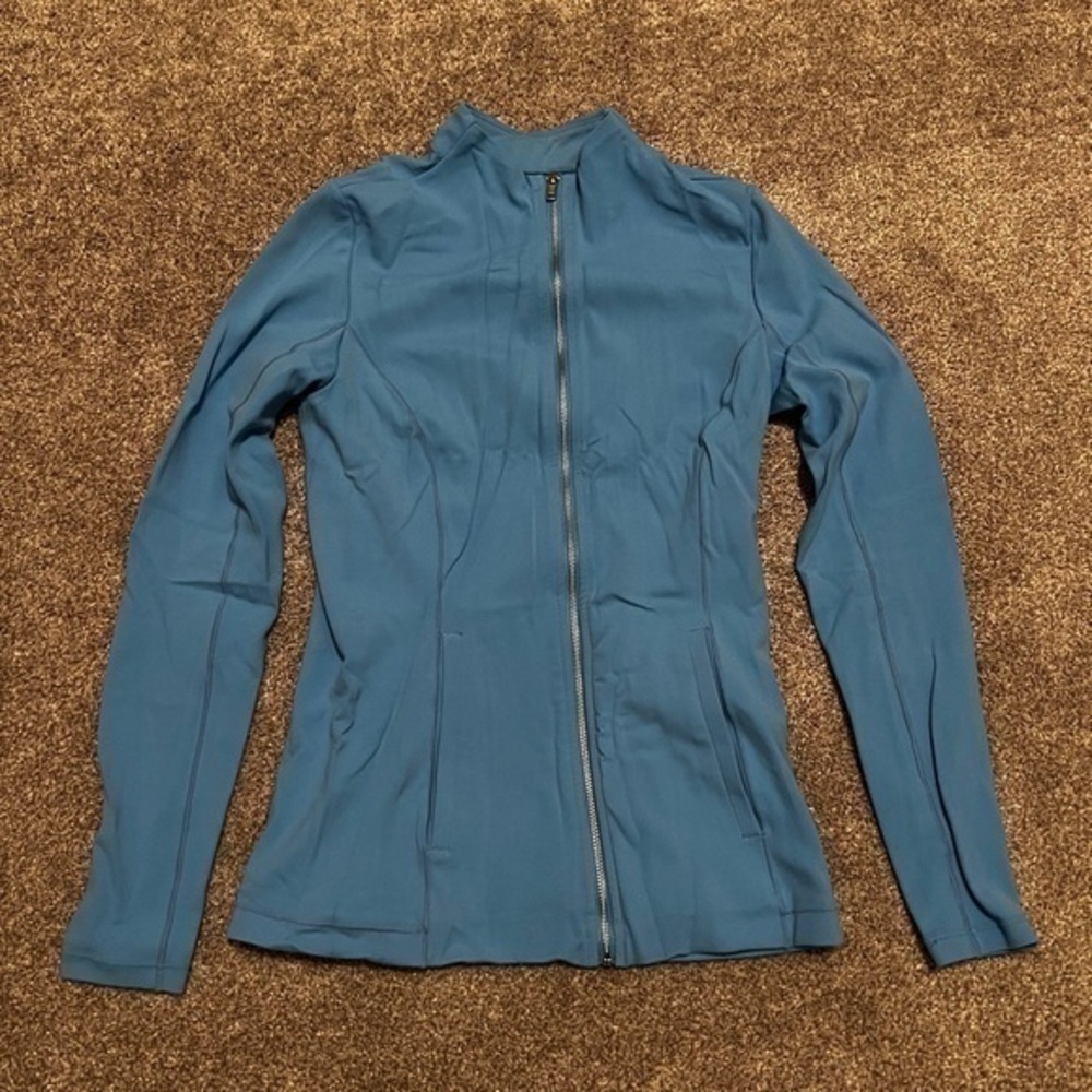 Nike Yoga Dri-Fit Blue Zip-Up Jacket